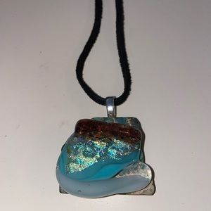 Gem Stone Rock Necklace